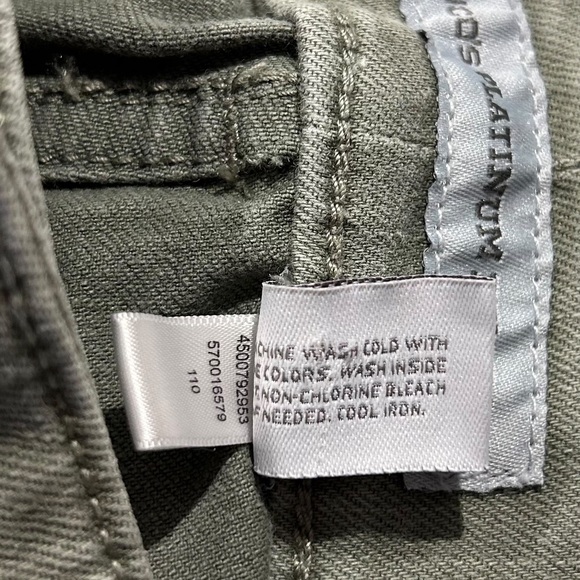 Chico’s Platinum denim jeans in an olive/grey color - Picture 4 of 10